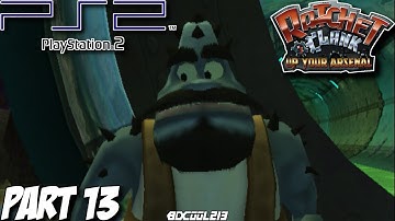 Ratchet and Clank: Up Your Arsenal Gameplay Walkthrough Part 13 - Sewer Crystals - PS2 Lets Play