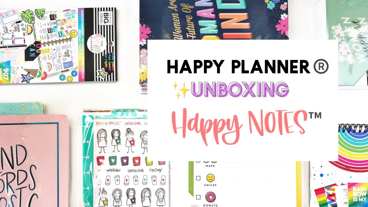 Happy Planner Unboxing Happy Notes And Guided Journals Part 3 Happy Planner Unboxing Happy Notes And Guided Journals Part 3