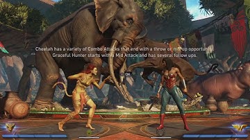 Injustice 2 Cheetah Training Tutorial gameplay on PS4