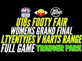 AFLNT U18s Footy Fair Women&#39;s Grand Final - Ltyentyies v Harts Range FULL GAME