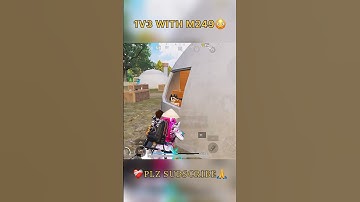 1V3 WITH M249😳🤯 || #shortsvideo #shorts #bgmi #bgmishorts