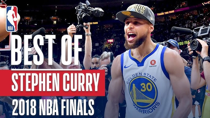 Stephen Curry Golden State Warriors Unsigned 2018 NBA Finals Trophy  Celebration Spotlight Photograph