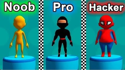 NOOB vs PRO vs HACHER - Fun Race 3D