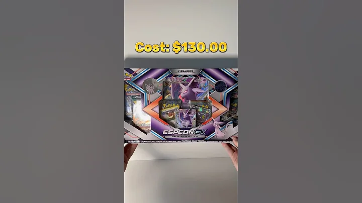 Espeon GX Pokemon Card Unboxing