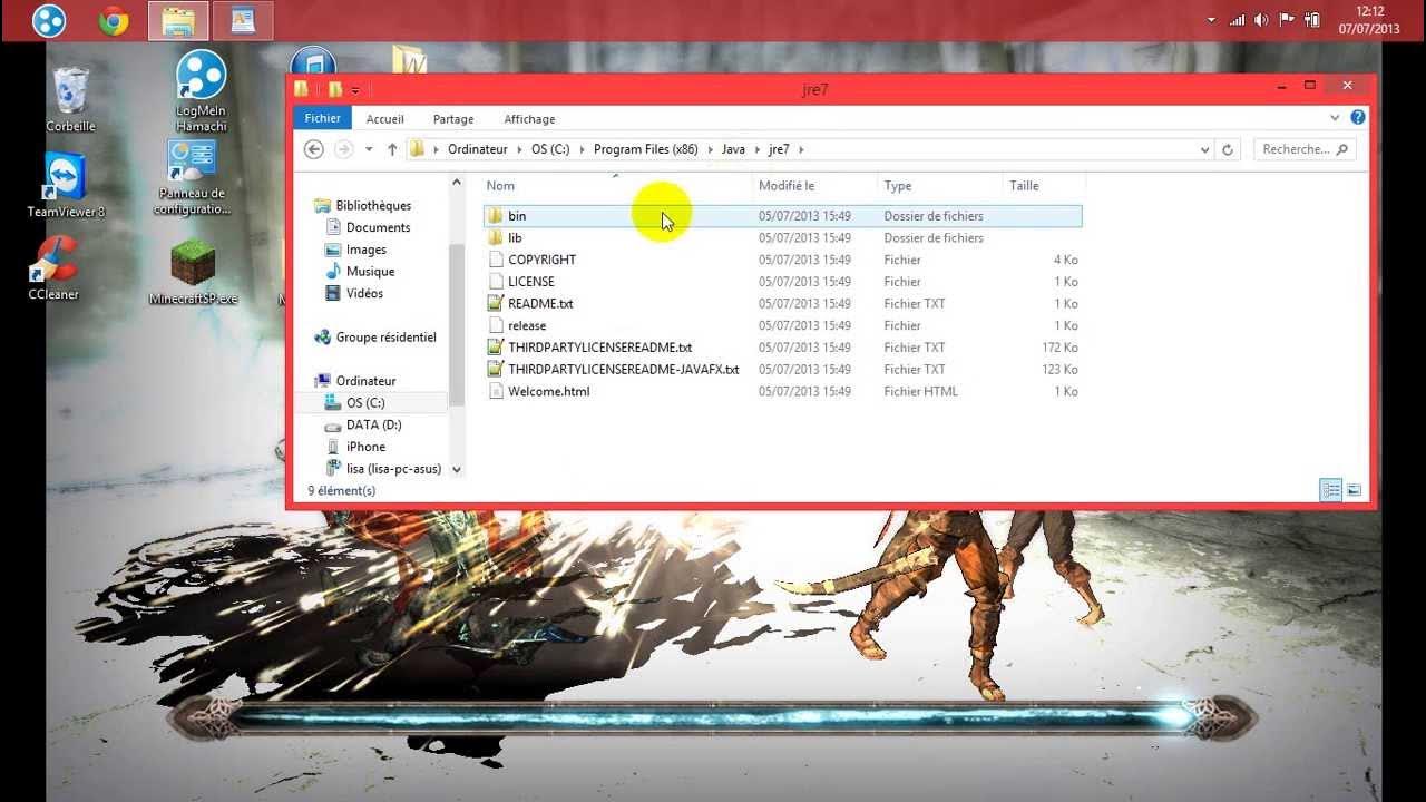 probleme serveur minecraft java n