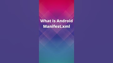 Android Manifest   #shorts