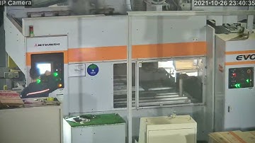 Sunyi robot palletizer in line with Mitsubishi FFG