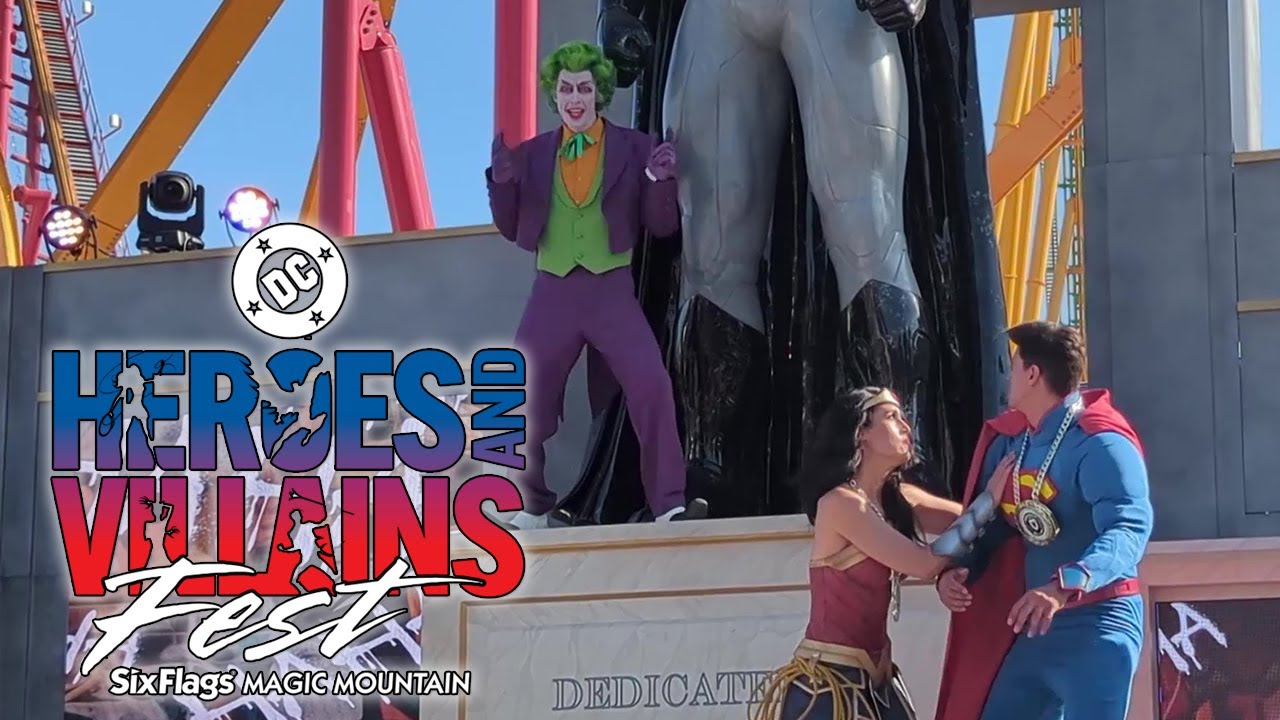 Six Flags Magic Mountain's Heroes & Villains Fest 2025 Brings Batman, Superman, Wonder Woman & More