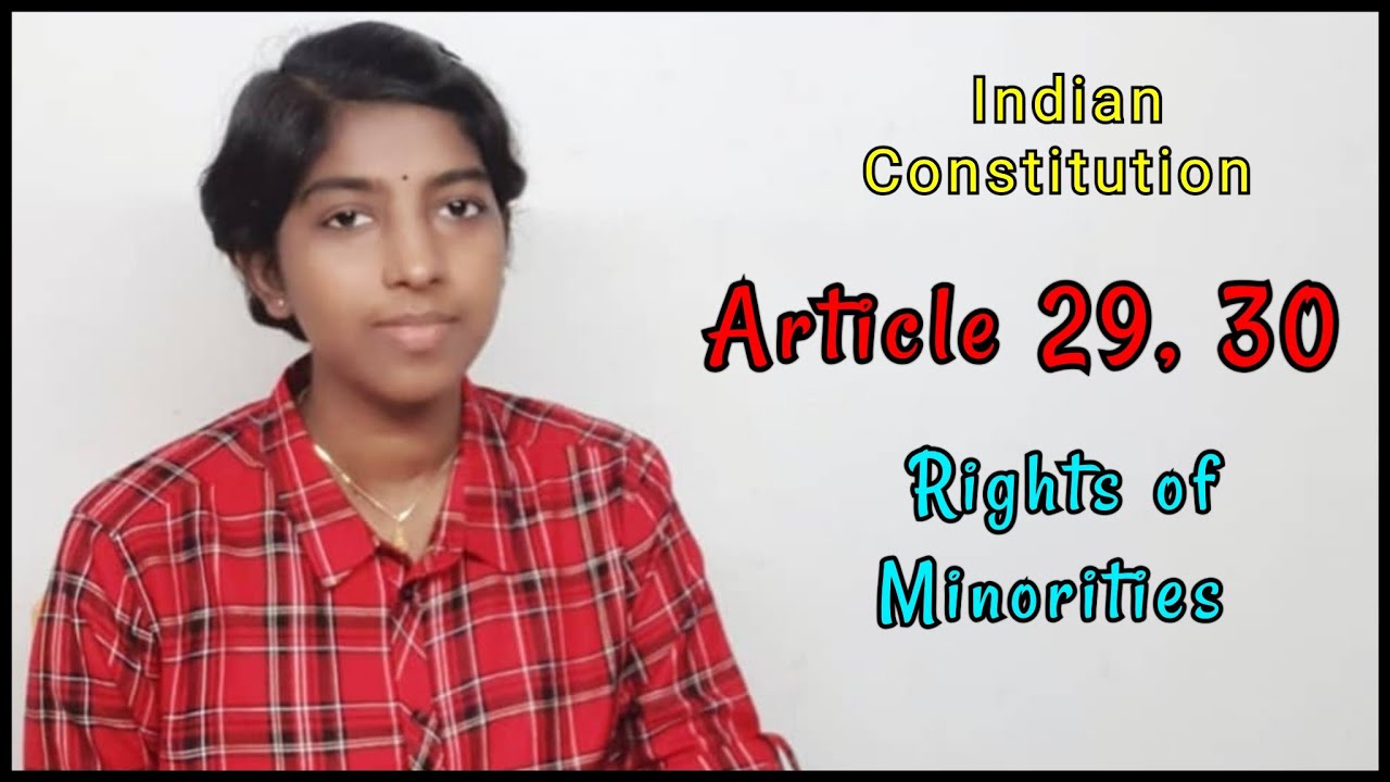 Article 29, 30 Indian Constitution Indian Polity YouTube