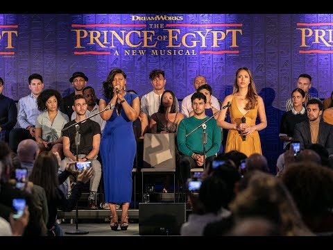 The cast of The Prince of Egypt perform When You Believe | Ticketmaster UK