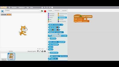 scratch   variabelen maken