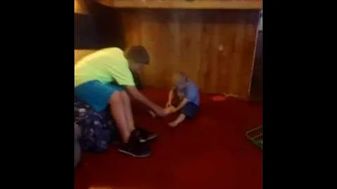 Lil kid gets payback