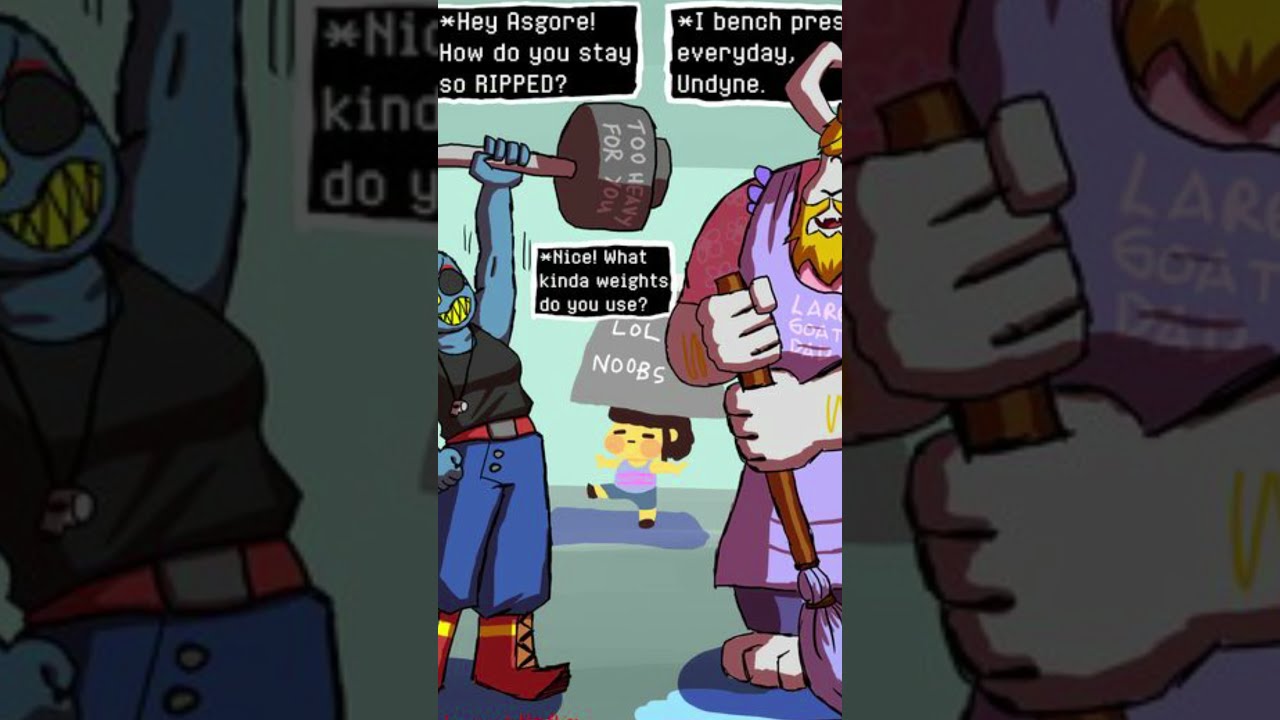 Asgore S Secret To Getting Ripped Undertale Comic Dub Shorts