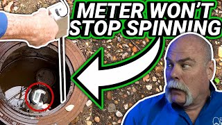 How to Find Water Leaks - Water Meter Hasn't Stopped Spinning