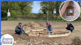 CHATEAU Bedroom REVEAL | Courtyard FOUNTAIN Installation Progress   Journey to the Château, Ep. 196