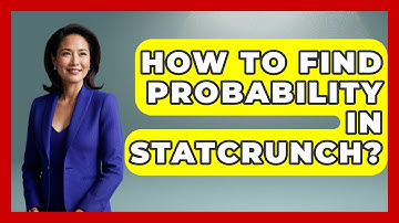 How To Find Probability In StatCrunch? - The Friendly Statistician