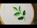 Creative way to stitch amazing shades of leaves.|| Hand embroidery.