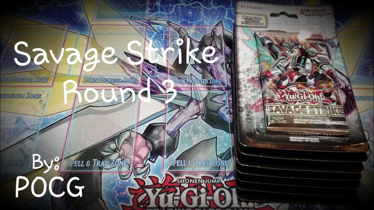 SWEET Yu-Gi-Oh! Pack Opening - Savage Strike Round 3! 