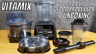 Vitamix A3500 12 Cup Food Processor Unboxing  how to make hummus