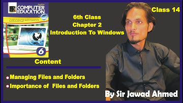 6 class computer chapter 2 | Files and Folder | importance of Folders