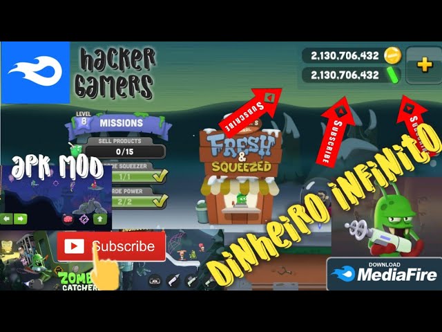 Zombie catchers ( apk mod ) dinheiro é plutônio infinito download pelo  mediafire 