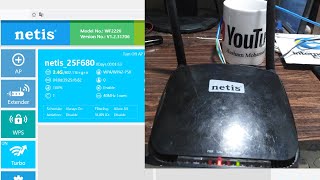 شرح وتسجيل تسجيلات اكسس بوينت Netis WF2220 Turbo