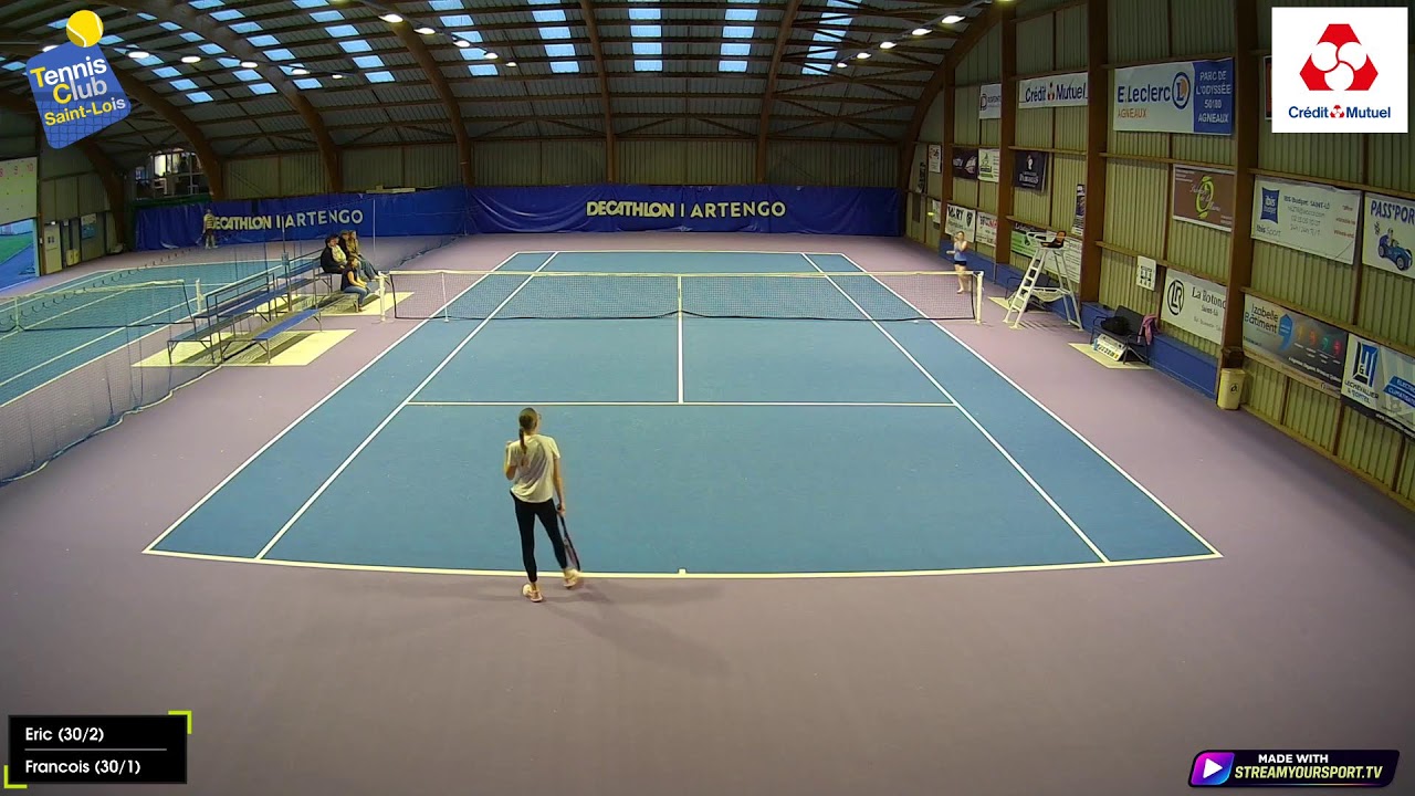 Court 2 : Eric (30/2) 🆚 Francois (30/1)