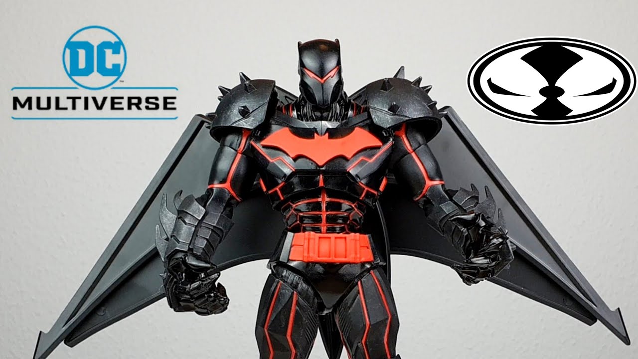 McFarlane Toys DC Multiverse 7" Hellbat Batman Gold Edition - Action Figure Da Collezione, 22 Punti Articolazione