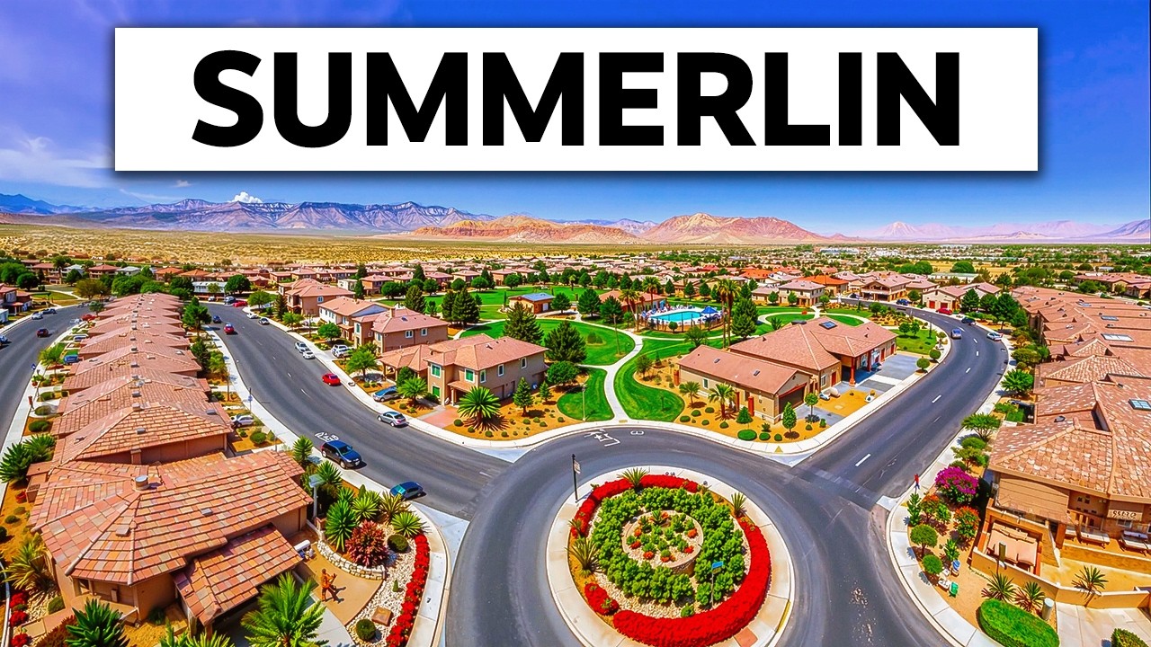 Full Driving Tour of Las Vegas' BEST Suburb - Summerlin NV