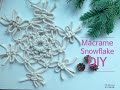 [DIY Macrame Snowflake] 마크라메 눈꽃 2개 만들기