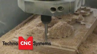 Techno CNC Router BT1212 Benchtop Carving Wood