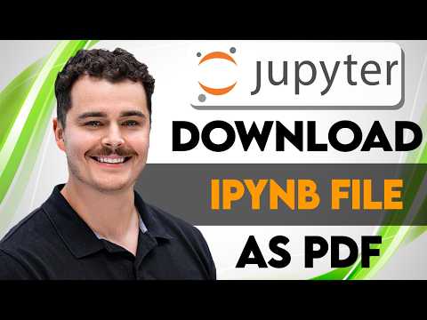 How To Download Ipynb File From Jupyter Notebook As PDF [2026 Guide]