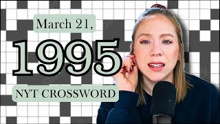 But...who's on first?? 🧐 | Time Travel Tuesday | March 21, 1995 NYT Crossword
