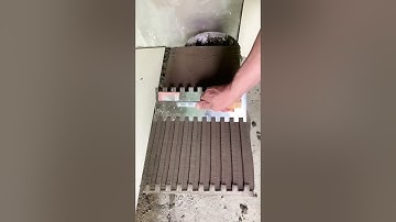 Making process of fluted cement slurry