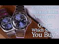 Yema Superman Heritage Blue Automatic Quartz Comparison &amp; Review | Which Should You Buy? | Take Time