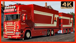 Scania R620 V8 Fleurs Edition BDF | Euro Truck Simulator 2 “4K” Gameplay Scania R620 V8 Fleurs Edition BDF | Euro Truck Simulator 2 “4K” Gameplay