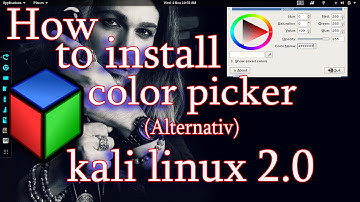 how to install kali linux 2.0 color picker (alternative color picker)