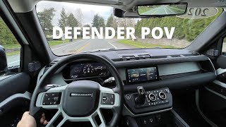 Land Rover Defender 110 P400 POV Drive