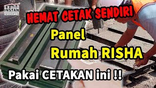 Cetak Sendiri Panel Risha Bisa Jadi Rumah Minimalis 2 Lantai