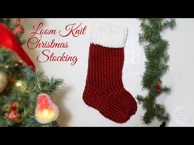 Finger Knit a Stocking in 1 Hour 🎄🧶 