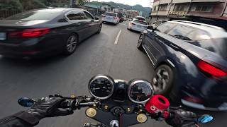 CB400SF Traffic Filtering