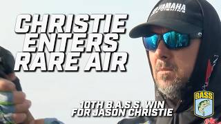 Christie enters Rare Air with another Bassmaster win