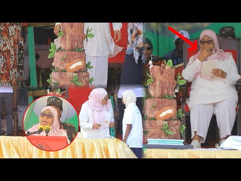 CAKE YA MUEMBE YAMSHANGAZA RAIS SAMIA MIMI MSHAMBA WA KIZIMKAZI NILIJUA MUEMBE UNACHIPUA 