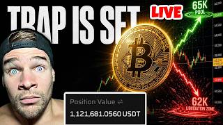 🚨 BITCOIN TRAP IS SET… THE NEXT MOVE COULD BE MASSIVE (LIVE TRADING)
