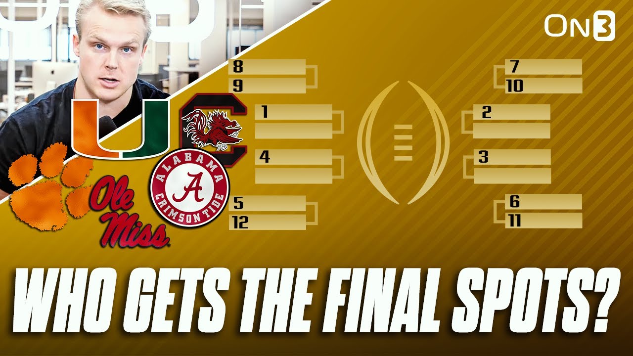 NEW College Football Playoff Rankings REACTION | Who’s A LOCK ...