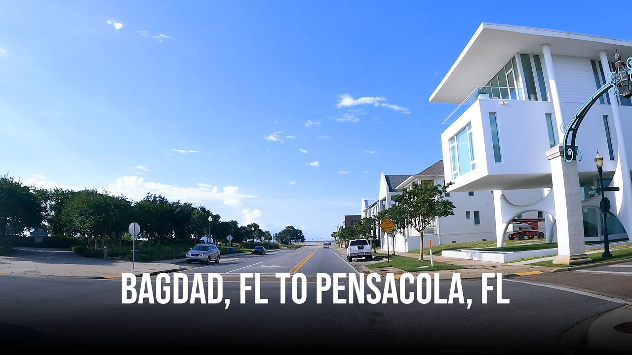 Road Trip Bagdad, FL to Pensacola, FL [4K] YouTube