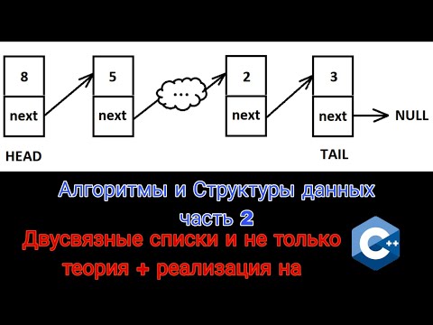 двусвязный список реализация