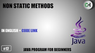 Non static methods | Non static methods in java