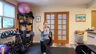 Split Squat with Reach and Rotation