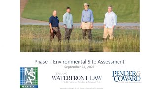 Phase I Environmental Site Assessment Webinar